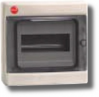Щиток с дверцей 8 модулей, IP65, серый (85608) - широкий выбор, низкие цены, доставка. Монтаж щиток с дверцей 8 модулей, ip65, серый (85608)