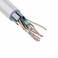 F/UTP, CAT 5e, ZH нг(А)-HF, 4PR, 24AWG, INDOOR, SOLID 305 м (01-0169) - широкий выбор, низкие цены, доставка. Монтаж f/utp, cat 5e, zh нг(а)-hf, 4pr, 24awg, indoor, solid 305 м (01-0169)